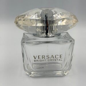 Versace Bright Crystal‎ Eau de Toilette Perfume Bottle Empty Crystal Cap Medusa